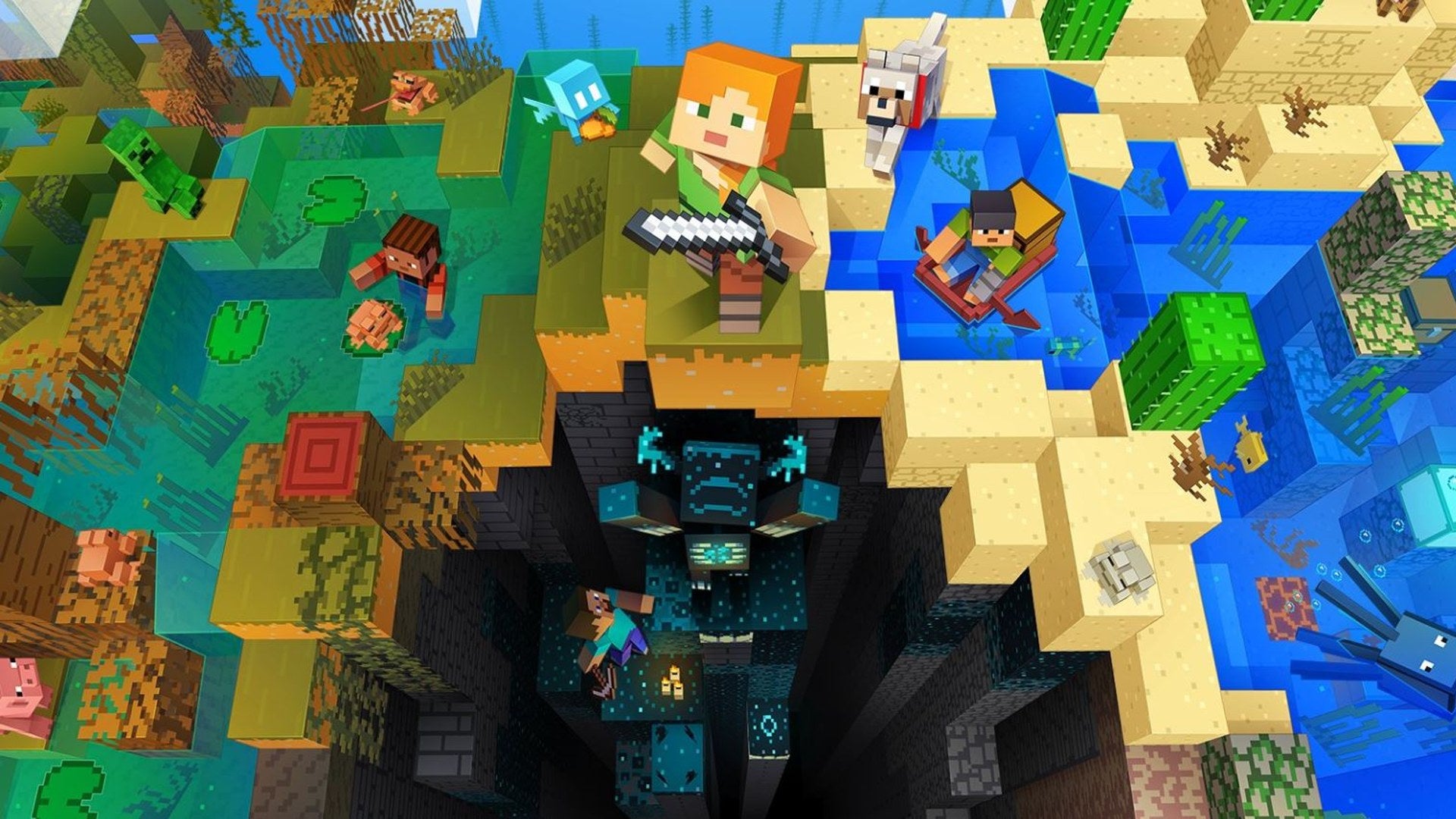 Katak melompat ke Minecraft pada bulan Juni dengan pembaruan The Wild